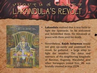 La Révolte de Rajah Lakandula: Une insurrection indigène contre la domination espagnole au cœur du XIIe siècle aux Philippines