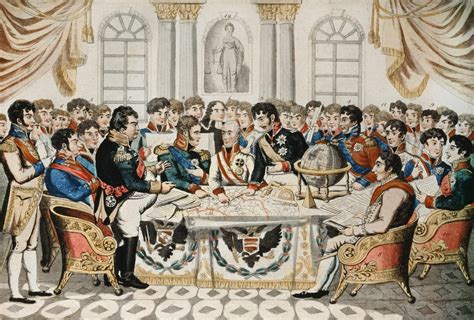 Le Congrès de Vienne: Réorganisation politique de l'Europe après les guerres napoléoniennes et consolidation des monarchies absolues