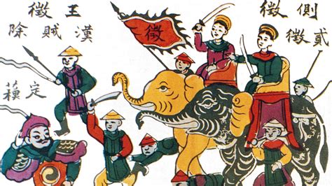 La Révolte des Sœurs Trung; Un soulèvement féminin contre la domination chinoise et un symbole de patriotisme vietnamien